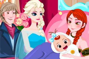 艾莎给安娜接生