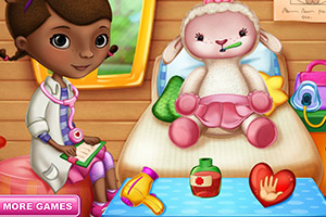 玩具小医生治疗小羊