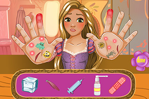 长发公主治疗手伤