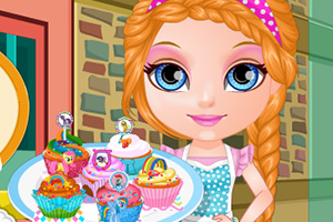 芭比宝贝制作小马蛋糕