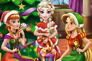 迪士尼公主圣诞聚会