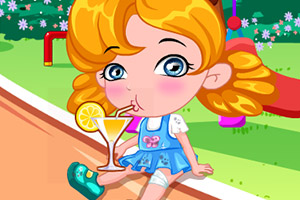 受伤的可爱宝贝