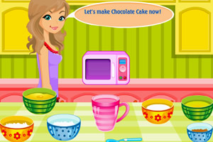 美味的巧克力蛋糕