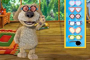 会说话的狗狗看眼科