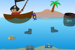 海盗男孩钓鱼