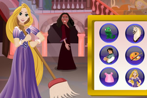 长发公主也偷懒