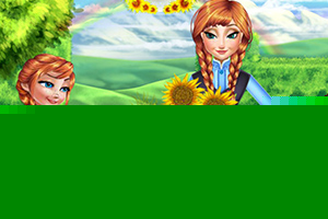 安娜和妈妈做园艺