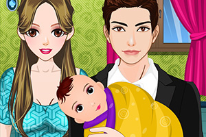 可爱小宝宝出生