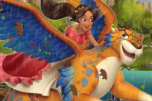 艾琳娜照顾坐骑