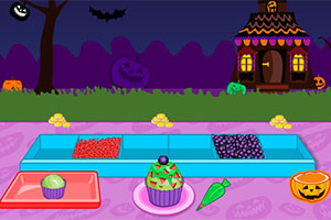 万圣节美味纸杯蛋糕