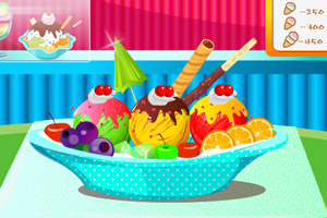 巧克力香草冰淇淋