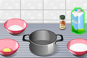 学做南瓜冰淇淋