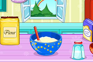 好吃的彩虹蛋糕