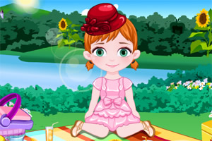 宝宝安娜去野餐