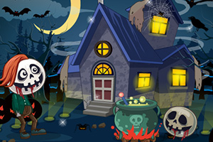 布置万圣节小屋