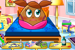 土豆女孩得流感