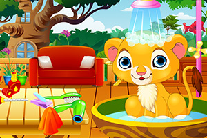 脏兮兮的小狮子