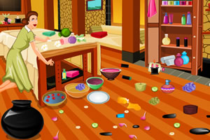 豪华水疗沙龙清理