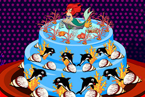 爱丽儿公主蛋糕