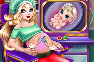 苹果公主做产检