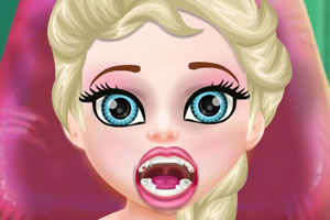 艾尔莎和安娜看牙医