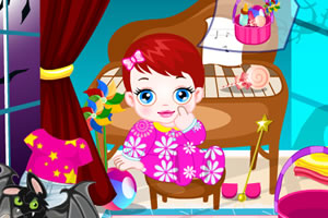 婴儿露露过万圣节