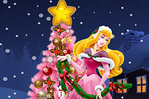 装饰漂亮的圣诞树