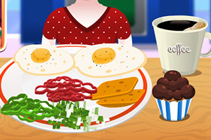 安吉拉制作早餐