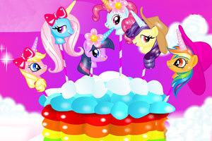 我可爱的小马蛋糕