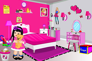 芭比迷整理房间