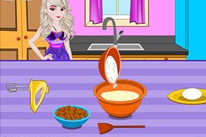 艾莎的巧克力芝士蛋糕