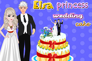 艾尔莎的婚礼蛋糕
