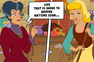 灰姑娘打扫小屋子