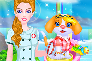 治疗可爱小狗狗