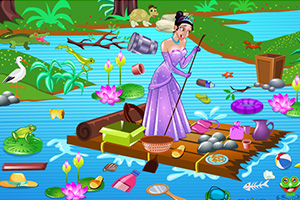 缇娜公主清理池塘