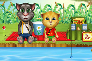 汤姆和金杰去钓鱼