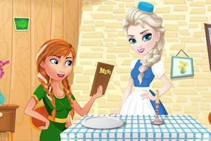 艾莎制作菠菜烤宽面