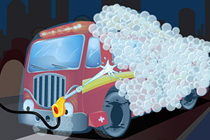 索菲亚洗消防车