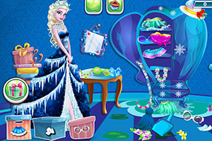 艾莎衣橱大清洁