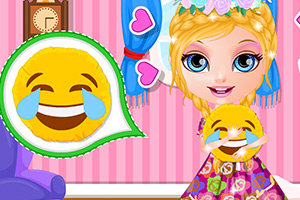 芭比宝贝的表情枕头