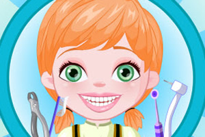 安娜公主看牙医