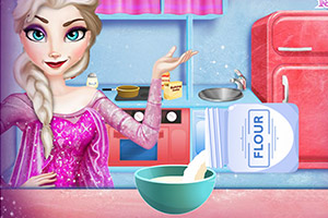 艾莎的圣诞节蛋糕