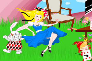 仙境中的爱丽丝装饰