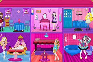 布置怪物高女孩的屋子