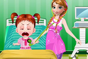 安娜给宝贝看病