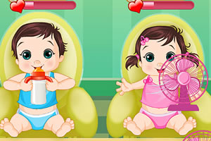 照顾兄妹双胞胎