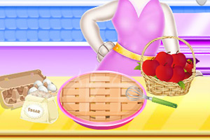 安吉拉制作苹果派