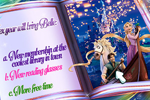 迪士尼公主新年测试