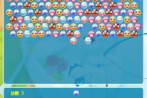 开心表情泡泡龙