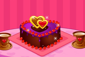 制作情人节蛋糕2